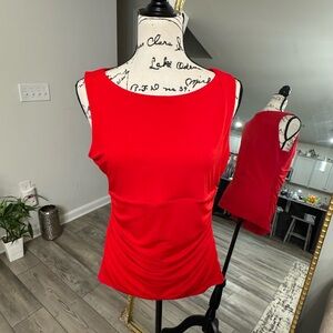 Calvin Klein Red Sleeveless Top
